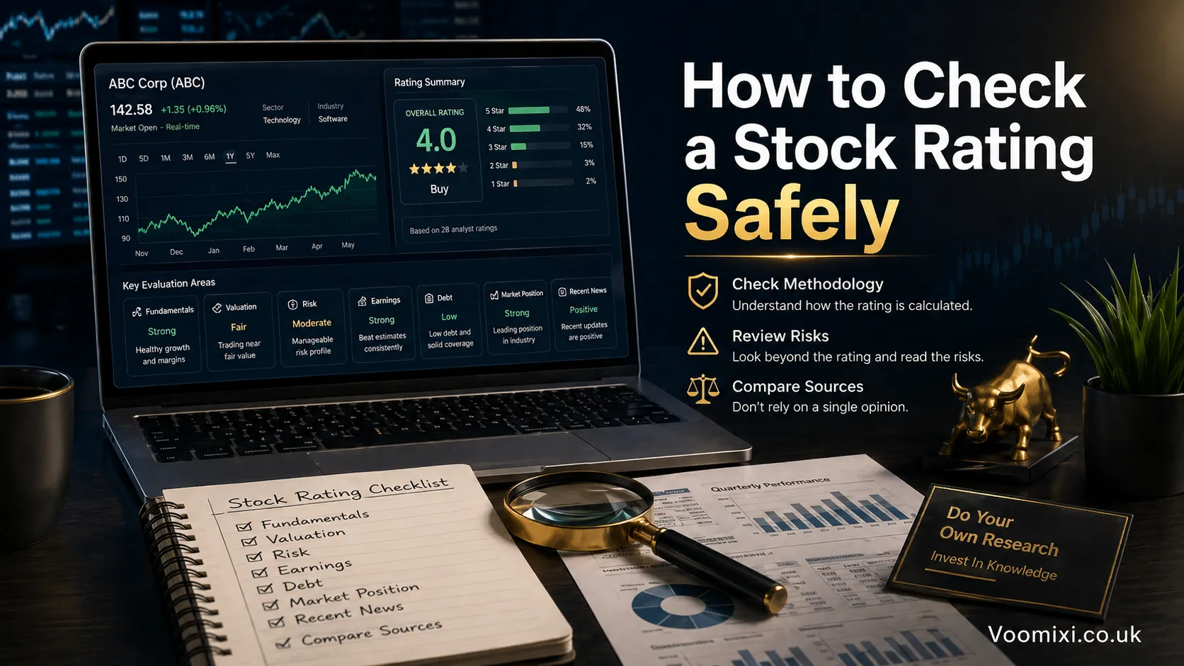What Matters Most Before Trusting a Stock Rating
